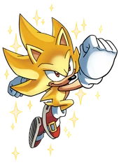 Sonic Archie Super Sonic (Render2)