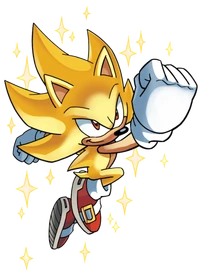Sonic Archie Super Sonic (Render2)