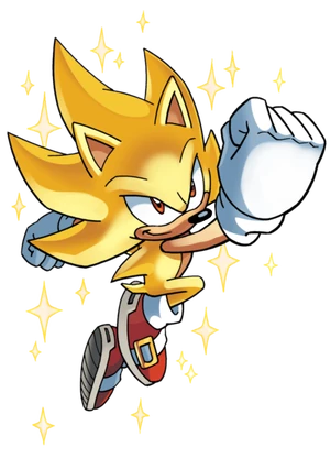 Sonic Archie Super Sonic (Render2)
