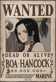 Boa hancock wanted