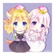 Bowsette and princess king boo luigi s mansion mario series and new super mario bros u deluxe drawn by caramel caramelmilk sample-792ee1a139323abf00a54f00fbb269fe
