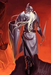 Fingolfin facing Morgoth Fingolfin facing Morgoth