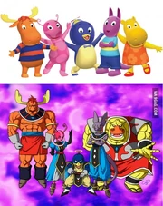 DBZ Super villains are Backyardigans