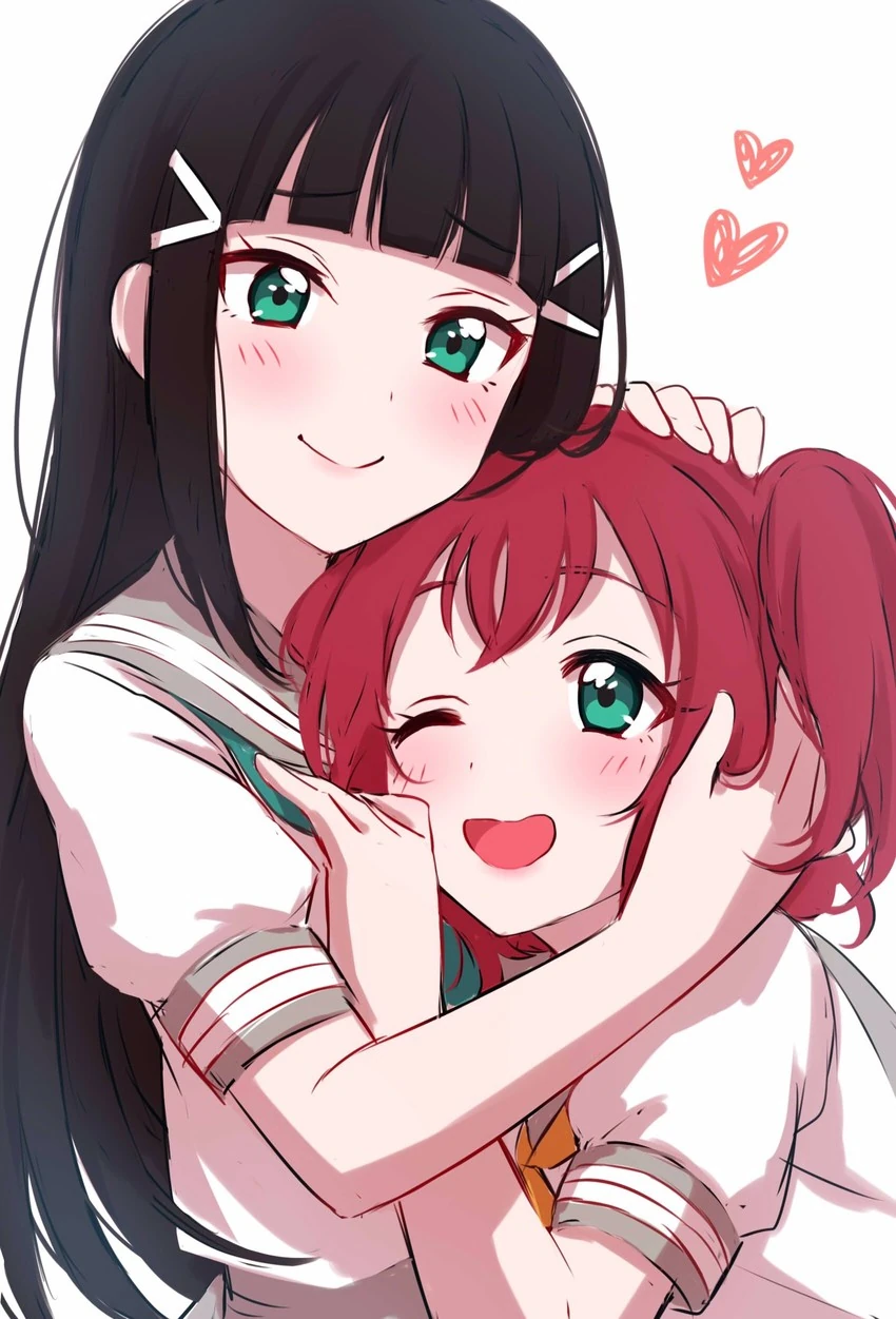 Kurosawa dia and kurosawa ruby love live sunshine and etc drawn by sekina sample-1f1684b7f55ed0861fb9e87e8448283c