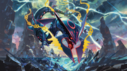 Shiny Mega Rayquaza - Pokemon TCG XY Ancient Origins