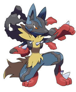 Mega Lucario by this guy