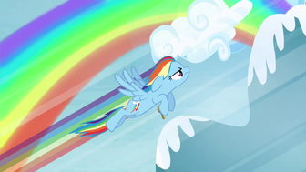 Rainbow Dash Flying