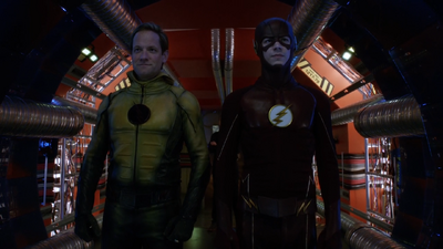 Barry about to bring Eobard Thawne back to the future