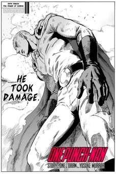 He took damage
