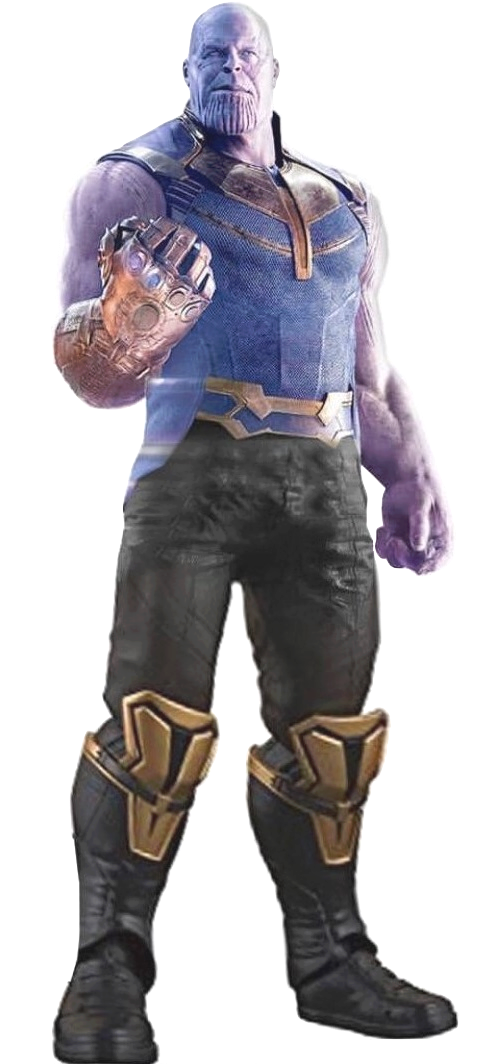 thanos full body drawing