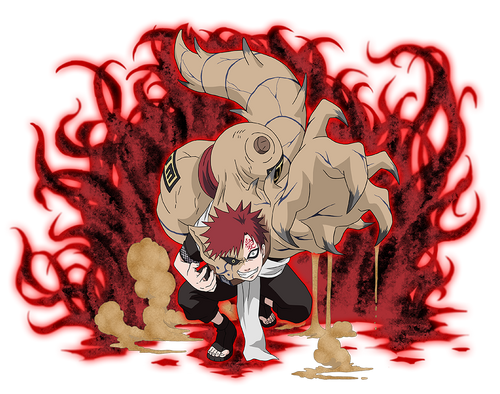 gaara shukaku ninja naruto blazing shippuden gara young render vs anime deviantart wikia bleach
