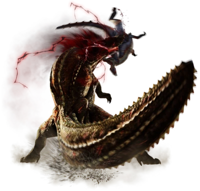 MH4-Savage Deviljho and Great Jaggi Render 001