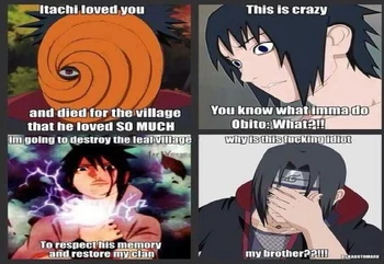 Itachi as soul reaction to his brother sasuke by newsuperdannyzx-d7aai5x