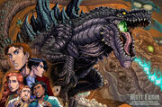 Godzilla the series print for g fest xxv by kaijusamurai dcggw7s-pre