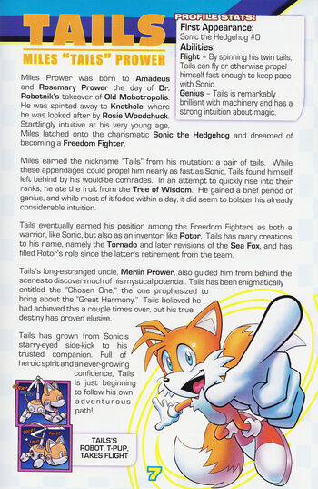 Miles Tails Prower, Wiki Sonic the Hedgehog