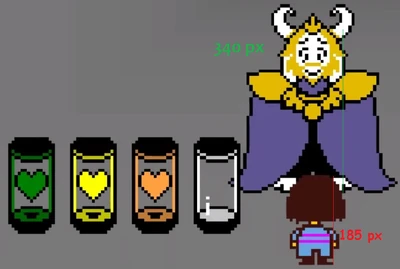 Asgore Pixels with Souls 2