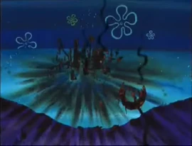Spongebob nukes biki bottom