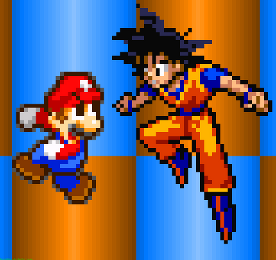 Mario vs goku by faisaladen-d4ae3bd