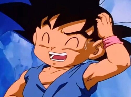 GT Goku Headscratch