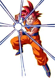Goku ssj god by inesdbz-d63rjwd