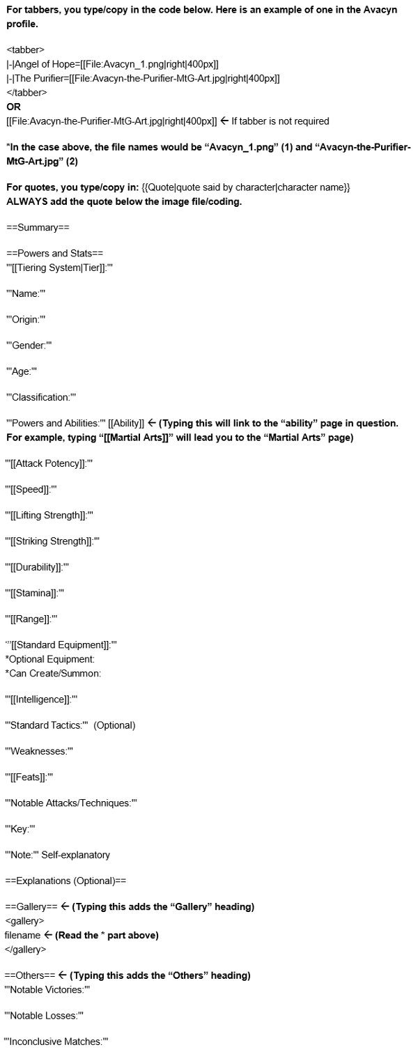 Standard Character Format7fix