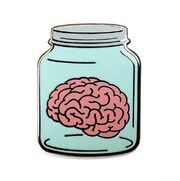 A literal brain in a fking jar