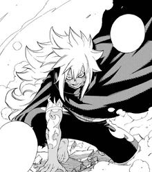 Acnologia drops onto the battlefield Acnologia drops onto the battlefield