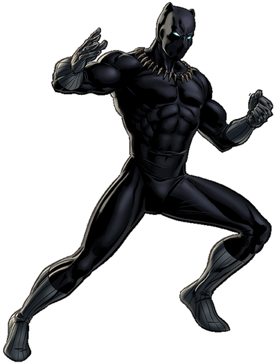 Black Panther Portrait Art