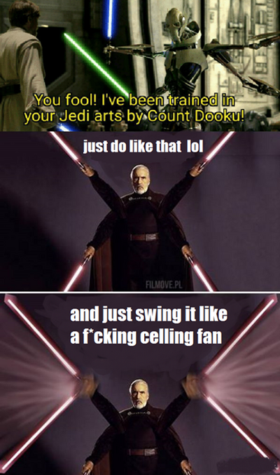 Jedi arts ceiling fan