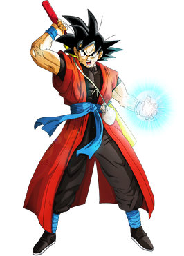 Xeno Goku tries to save the multiverse from a different threat