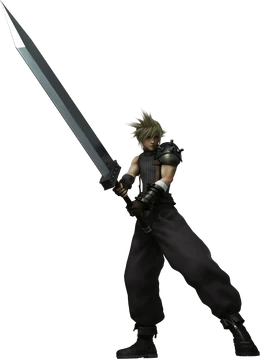 Cloud Dissidia CG render-1
