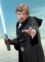 Luke Skywalker on Crait Promo Shot