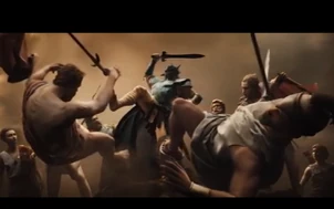 Ares beating the Gods Ares beating the Gods