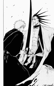 Kenpachi stops