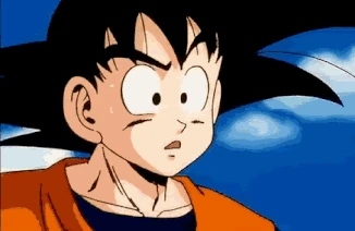 Confused Goku