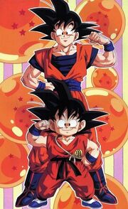 Goku (child and adult)