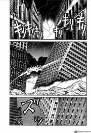 Walter cuts through two buildings 2 (Hellsing Chapter 73)