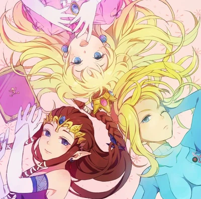 Zelda Peach Samus