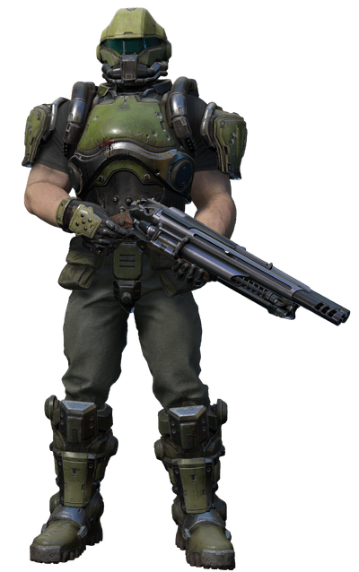 doom marine figure from 3a