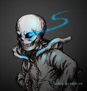 Sans the skeleton by blu3berrystar-d9ev444