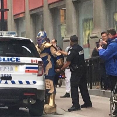 Avengers 4 thanos arrested