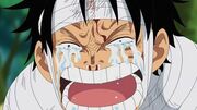 Luffy crying pic 1