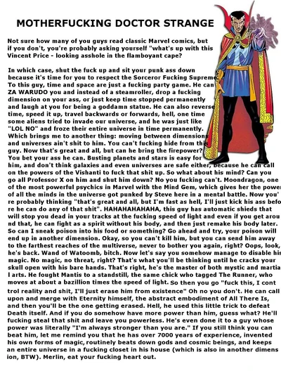 MFing Doctor STRANGE!!! MFing Doctor STRANGE!!!