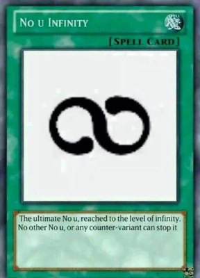 No u infinite