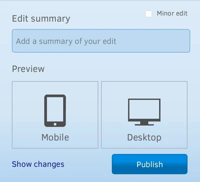 Edit Summary