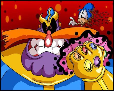 Robotnik Cartoon Infinity Gauntlet