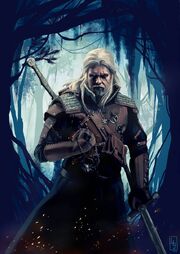Geralt of rivia fanart by thesolidsnak3-d8zlbfh