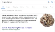 Is garnet a rock.
