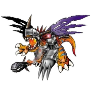 Metalgreymon official art Metalgreymon official art