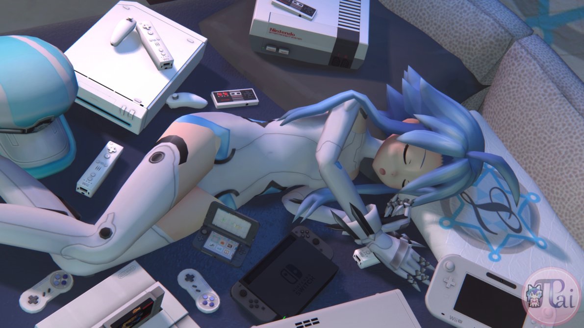 Sleepy White Heart